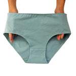 6Pcs/Set Women High Waist Cotton Briefs Breathable Panties Seamless Edge Comfort Underwear Solid Color Soft M-2XL Intimates