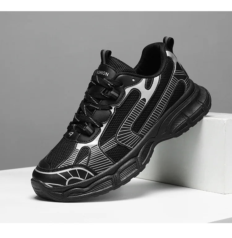 Sneakers Women TrendsPlatform Shoes Lightweight Outdoor Sports Shoes Breathable Running Shoes Lace Up Casual
