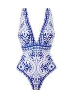 2026 Printed Swimsuit One Piece & Beach Dress Sexy Swimwear Women Bathing Swimming Swim Suit Padded Beachwear Summer