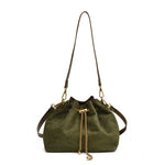 2026 Soft Commuting Crossbody Bags Faux Suede Sewing Hot Sale Bags for WomenThread Solid Color String Women's Handbags