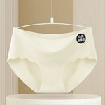 10A Grade Ice Silk Seamless Panties Solid Color Panties Underwear Women Comfort Wear Naked Feeling