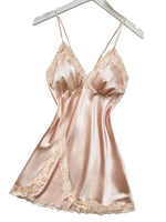 Women's V Neck Lace Nightdress Thin and Breathable Sleepwear Fashionable Halter Dress Pajama For Summer