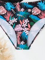 Strappy Printed Tankini 2026 Large Plus Size Swimsuit Women Beach Dress Swimwear Female Bathers Bathing Swimming Swim Suit 4XL