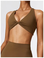 Push Up Gym Top Women Pleated Design Sports Bra Women Sexy Yoga Bra Running Yoga Clothes Women Fitness Workout Brassiere Women