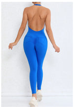 Backless Gym Jumpsuit Sport Overalls Women Nylon Yoga Workout Clothes for Women Fitness Clothing Gym Sets Womens Outfits
