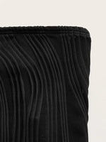 Sexy Off The Shoulder Tube Top Women Summer 2024 Solid Rib Knit Strapless Sleeveless Backless Crop Top Streetwear Y2K