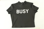 Ahagaga Women's Basic Sexy O-neck Slim Letter Printed T-shirts Short Sleeve Fashion Casual Solid Sheath Tops Tees Blusas Female