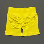 HISTELLO Impact Shorts 4.5" Women Fitness Sports Biker Shorts Low Waist Gym Short Workout Scrunch Butt Yoga Seamless Leggings