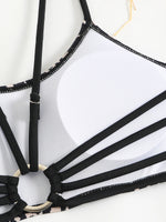 2025 Strappy Bikini Set Sexy Swimsuit Women Leopard Padded Swimwear Female Bathers Bathing Swimming Swim Suit Beachwear