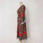 Printed Long Sleeve Crochet Knitted Cardigan Tunic Beach Cover Up Cover-ups Beach Dress Beach Wear Beachwear Female Women K7203