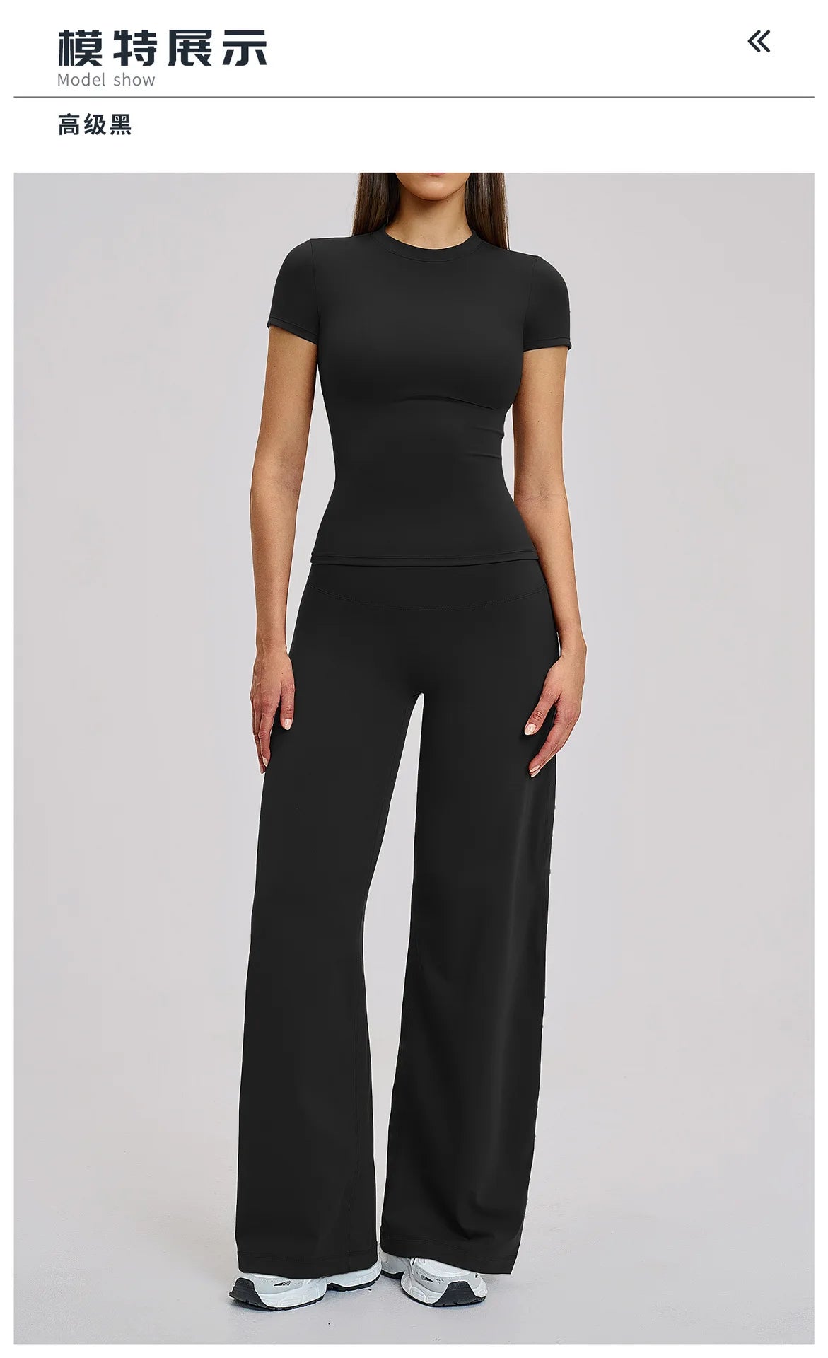 Yoga Set 2 Pieces Women's Tracksuit Short Sleeve O Neck Slim Sports T Shirts High Waist Flare Leggings Gym Running Fitness Suit