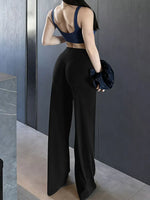 Multi Color Sports Wide Leg Pants Running Fitness Loose Straight Leggings Women Pilates Yoga Trouser Ultra Soft Stretch Workout