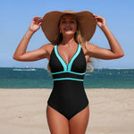 Sexy One-Piece Women Swimsuit 2026 Push Up Plus Size Swimwear Tummy Control Monokini Swimming Beach Wear Vintage Bathing Suit