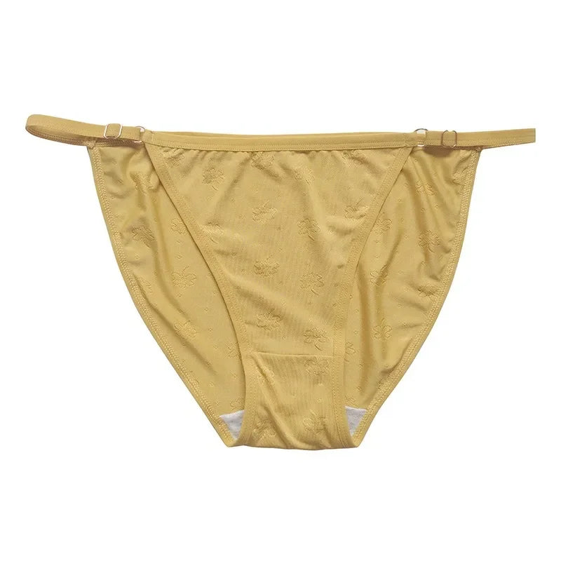 1Pc Sexy Panties Women Low Rise Briefs Seamless Underwear Solid Color Breathable Female Underpants Sexy Lingerie