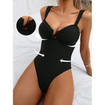 2026 Plain Ruched Swimsuit Women One Piece Solid Swimwear Female Beachwear Bathers Bathing Swimming Swim Bodysuit Summer