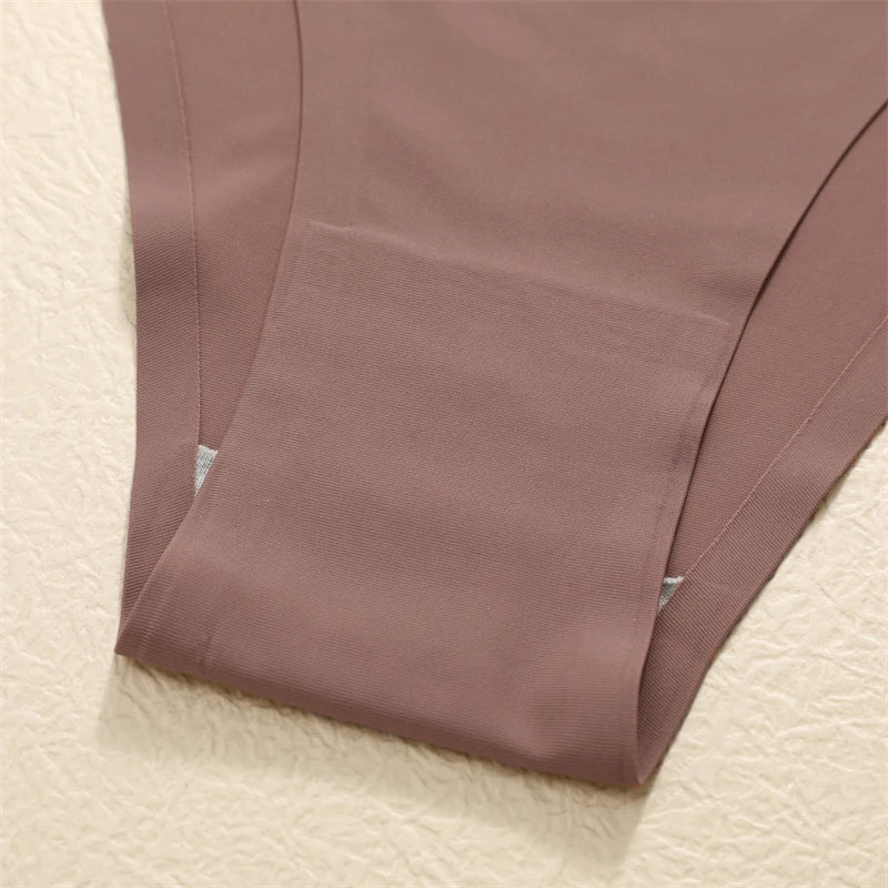 5PCS Seamless Thong Women Invisible Thin Strap Low Waist High Stretch Flexibility Panties Sexy Underwear Ladies Briefs T-back