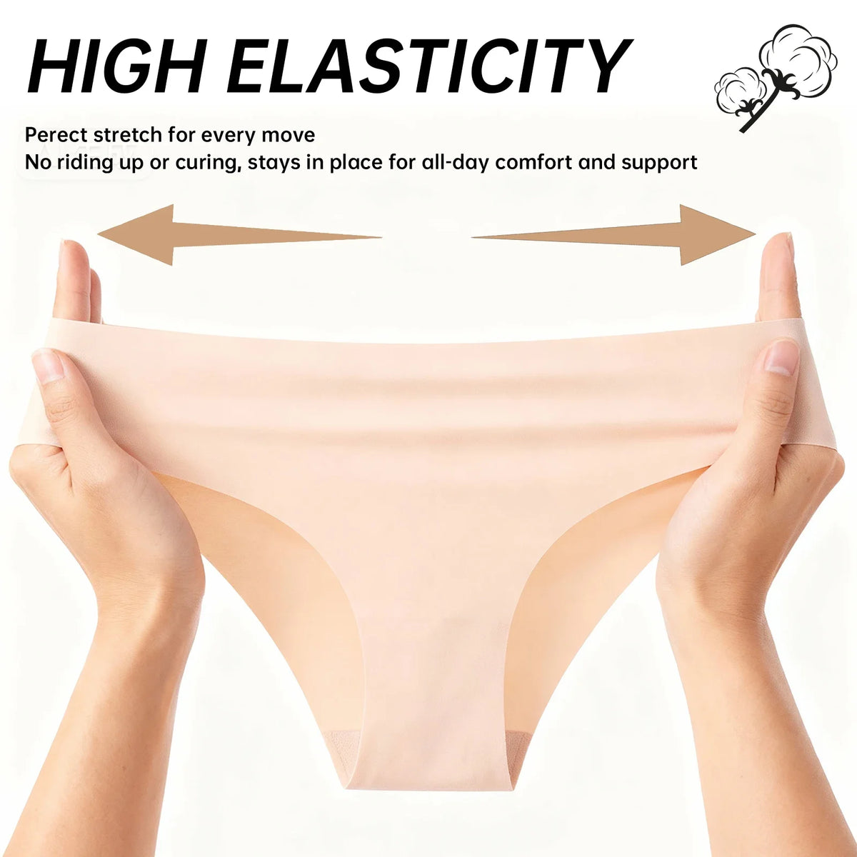 7 Pack Women's Sexy Bra Panties Set Front Closure Seamless Push-Up Wireless with Removable Padding Basic T-Shirt Lingerie