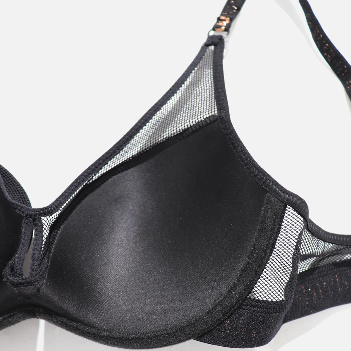 BEAUWEAR Mesh Breathable Lingerie Underwire Sport Bra with Letter Padded Underwear Push Up Bra