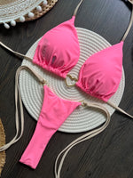 2026 Micro Bikinis Push Up Women Swimsuits Sexy Swimwear Brazilian Bikini Set Thong Biquini Print Swimsuit Summer Beachwear