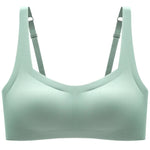 Women Seamless Padded Bra Square Neck Wireless Bralette Invisible Underwear Wide Straps Sexy Lingerie Comfort Intimates S-XL