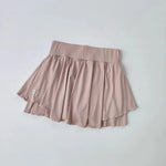 Women's Quick Drying Sports Short Skirt Fake Two-Piece Running Half Skirt Hip Blocking Anti Glare Breathable Tennis Skirt