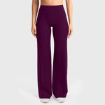 High Waist Pocket Yoga Pants for Women - Stretch Breathable Gym Workout Leisure Tummy Control Tights with Pockets