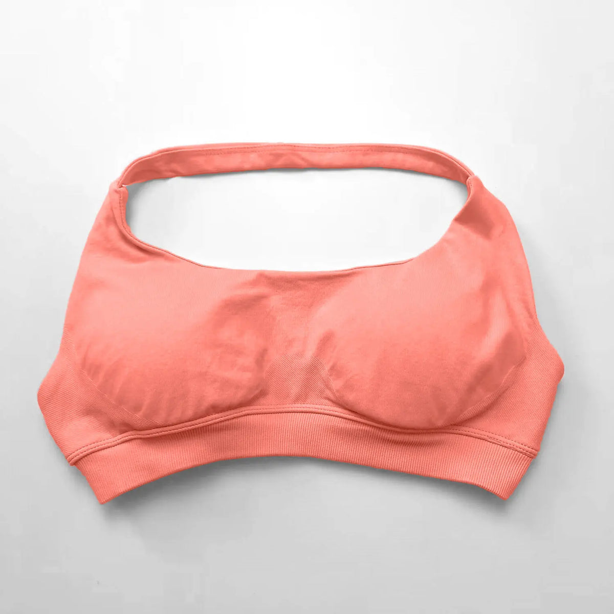 NCLAGEN Women Seamless Halter Sports Bra High Support Push-up Open Back activewear Gym Tank Top Fitness Yoga Workout Brassiere