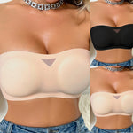 Women's Sexy Strapless Push Up Bra Padded Seamless Invisible Wireless Bandeau Bra Women Beauty Back Anti Slip Off Shoulder Bras
