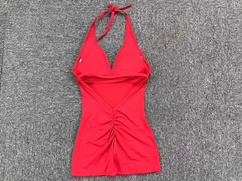 Women's High Elasticity One-Piece Fitness Jumpsuit - Tight Peach Hip Jumpsuit & Air Back Yoga Pants for Workout Gym Running