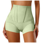 High Waist Lace Flat Belly Boxer Shorts For Women Slimming Panties Shapewear Tummy Control Underwear Female Hip Lifting Briefs