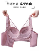 Coverage Lace Bras Plus Size Push Up Bra Sexy Lingerie Women FullWireless Brassiere C D E Cup Push Up Bras for women Bra 52CDE