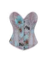 New court style corset corset corset green bee jacquard fabric slimming body shaping coat