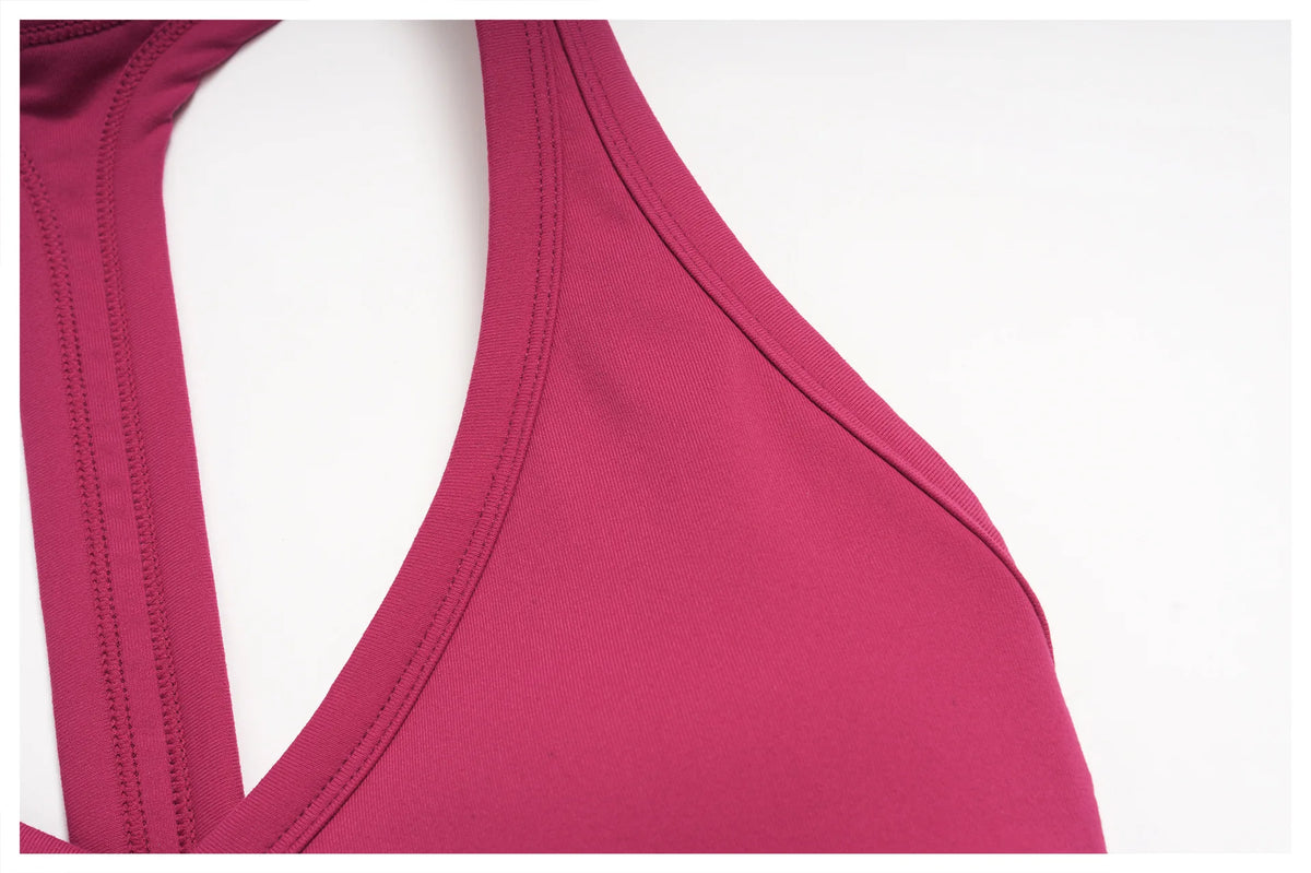 Yoga Short Sets Women Shockproof Slim Back Cross Sports Vest High Waist Leggings Fitness Suit Outdoor Gym Running Set Tracksuit