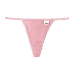 Sports Cotton Sexy Women's Panties Simple Thongs Lingerie Briefs Female Underwear G-Strings Hot T-Back Breathable Underpants