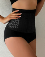 High Waist Tummy Control Shapewear Panties for Women Seamless Body Shaping Underwear Abdomen Slimming Breathable Stretch Briefs