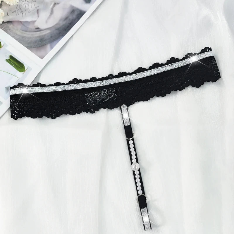 1pcs Low Waist Sexy Lace Women's Thongs Underwear Breathable Comfortable Panties Elegant Sexy Lingerie Fashion Lady G-string