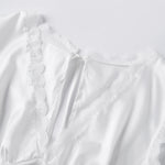 New Women Sleeveless Shirts Satin Lace Trim Deep V Neck Cropped Tops Blouses for Going Out Party Street Summer Vest