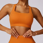 Women Cross Strap Sports Bra Top Women Push Up Sport Bra Yoga Gym Crop Top Brassiere Fitness Top Sport Bra Breathable Bras