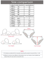Leopard Print Sexy Lace Stitching Underwear For Ladies D Cup Plus Size Women's Clothing Suitable For Buxom Women Bra B2414
