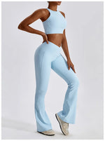 Yoga Set Seamless Women's Sportswear Workout Clothes Athletic Wear Gym Legging Fitness Bra Crop Top Sports Suits High Quality