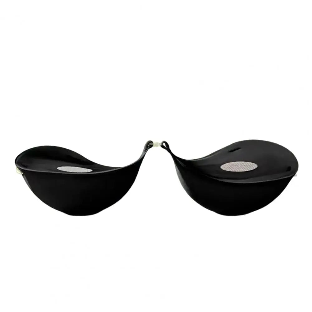 Women Silicone Chest Pad Anti-slip Invisible Thickened Breast Support Sticky Pasties Nipple Covers Strapless Adhesive Bra