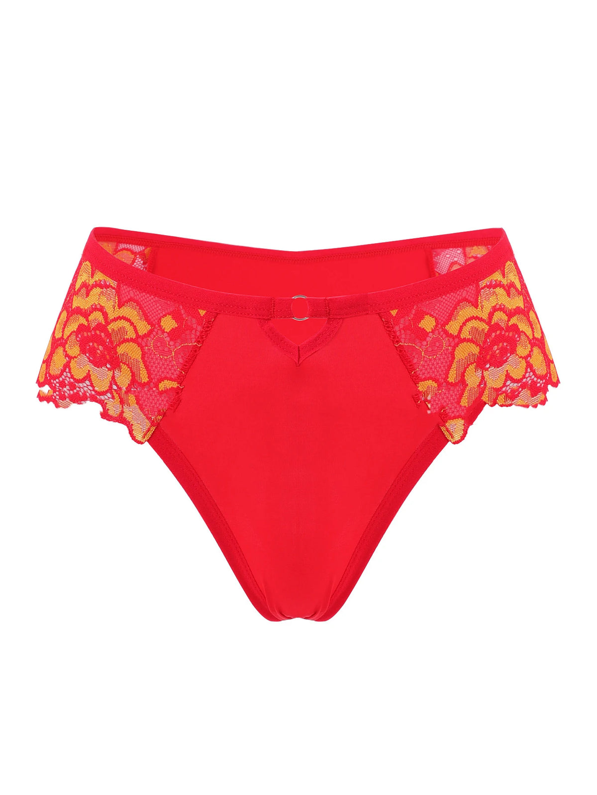 1pcs Women's Solid Color Floral Panties Low Waist Breathable Comfortable Female Underpants Elegant Sexy Lingerie Lady Briefs