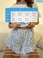 Leopard Print Pajama Set for Women Summer Sexy Crop Top and Shorts Loungewear Loose Short Sleeve Sleepwear Home Outfit