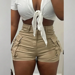 Women's Summer Casual Shorts with Pockets, Suitable for Everyday Casual Wear and Party Outfits