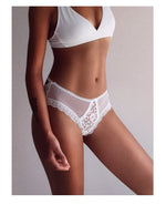 Lace Thin Sexy Girls Panties Seamless Women Briefs Thong Hollow Out G String Underwear Transparent Female Low Waist Lingerie