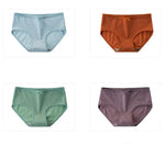 5Pcs/Set Cotton Briefs Women Panties Sexy Lingerie Women's Underpants Low Waist Panty Comfy Breathable Seamless Underwear