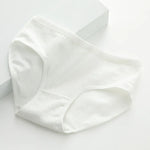 1Pc Women Cotton Panties Stretch Comfy Underwear Low Waist Briefs Female Underpants Sexy Lingerie Panties M-XL Solid Color Panty
