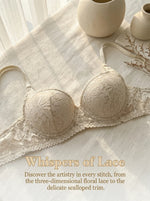 Women Push Up Bra Lace 3/4 Cup Bra Sexy Delicate Floral Lace Underwear For Date Night Sexy Lingerie For Wedding Bridal B6127