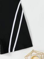 VigoJany 2026 Solid Sleeveless Plus Size Swimwear Women Zipper Push Up Large One Piece Swimsuit Summer Beach Chubby Bathing Suit