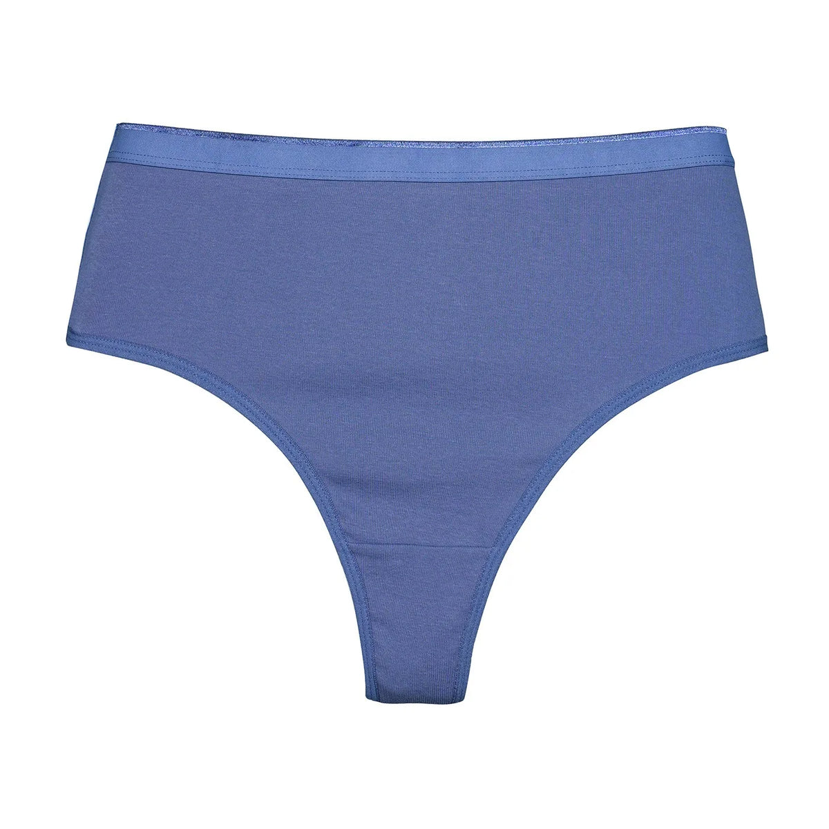 1PC Thongs Women Cotton Panties Female High Rise G-String Sexy High Leg Cut Bikini Solid Color T-back Breathable Lingerie S-L